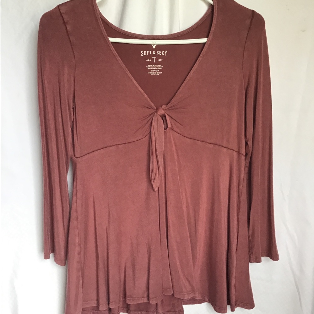 American Eagle 3/4 Sleeve Tee - Size Small